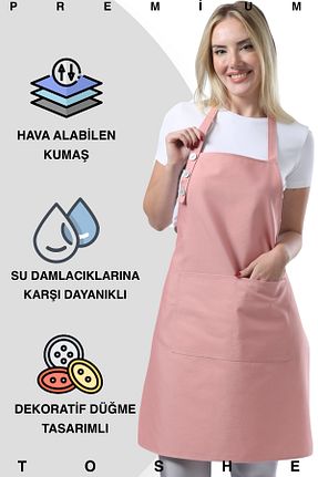دستکش و پیشبندآشپزخانه صورتی TOSHE - کد 382882148