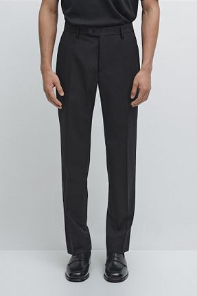 شلوار مشکی مردانه بافتنی Massimo Dutti - کد 852795228