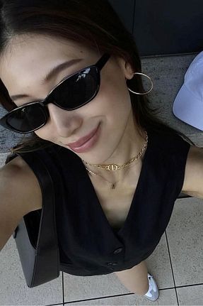 عینک آفتابی مشکی زنانه 51 REN EYEWEAR - کد 775621521