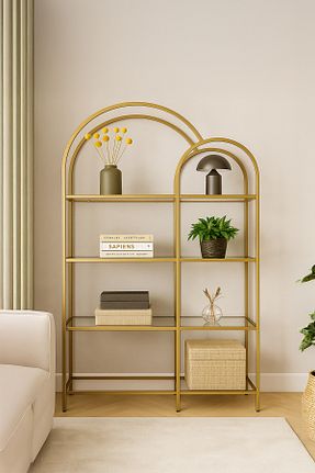 قفسه کتاب زرد 175 سانتی متر DEKOPRATİK - کد 891924256