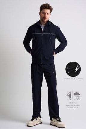 ست کرمکن اسپرت سرمه ای مردانه پنبه ای Shooter Sportswear - کد 905646071