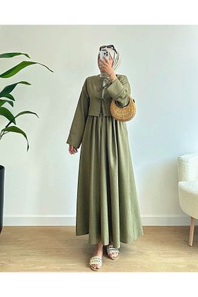 ست بالاتنه و پائین تنه سبز زنانه بافتنی ENDAMIM - کد 921937263