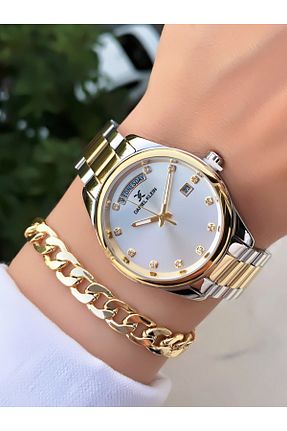 ساعت مچی طلائی زنانه 31-35 میلی متر Daniel Klein - کد 330492766