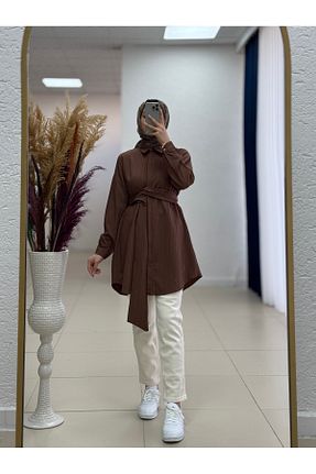 پیراهن حجاب رنگی زنانه رگولار MİHRA STORE - کد 940998549