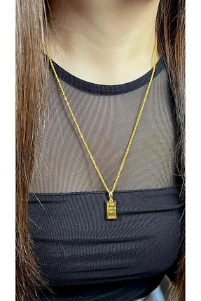 گردنبند طلا زرد زنانه 14 عیار kuyumcu nurettin - کد 946894686