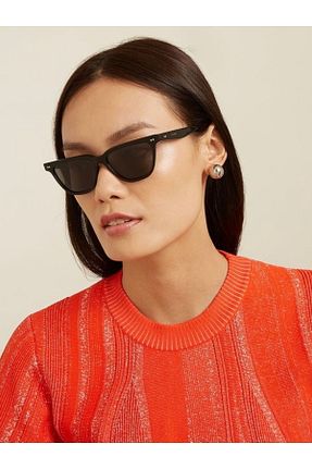 عینک آفتابی مشکی زنانه 50 REN EYEWEAR - کد 699046028