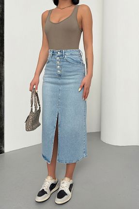 دامن آبی زنانه پنبه ای XRAY JEANS - کد 933689974