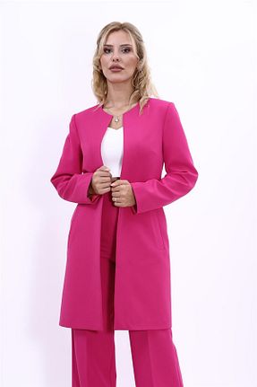 کت صورتی زنانه Comfort ÖNDER ÖZSOY - کد 238510580