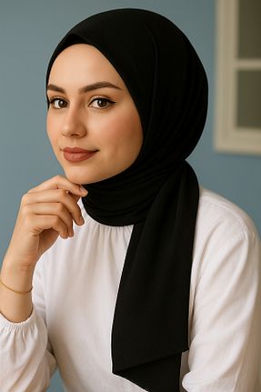 روسری مشکی 100 x 100 Ramellia - کد 953958144