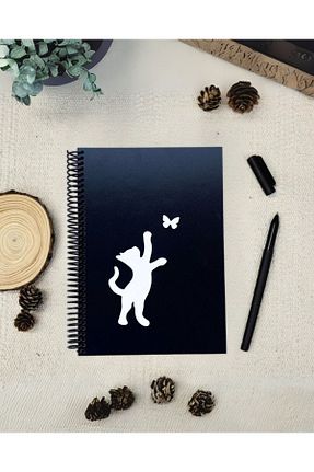 دفتر سفید Sert Tasarım Siyah Defter - کد 948418719