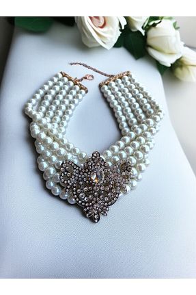 گردنبند مروارید سفید FAYRA ACCESSORIES - کد 822613547