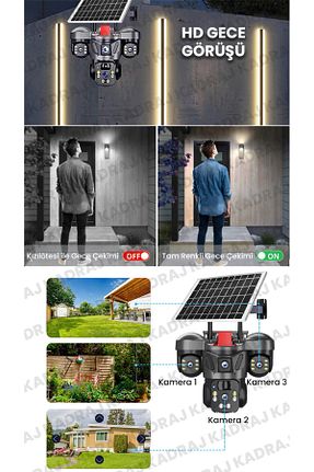 دوربین هوشمنده مشکی Kadraj - کد 955741199