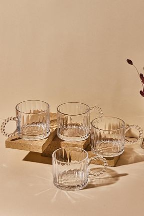 لیوان آب قهوه ای شیشه Perotti - کد 747247851