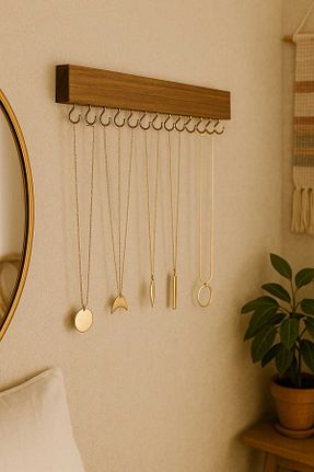 نظم دهنده جواهرات و آرایش قهوه ای چوب segalife - کد 942187229