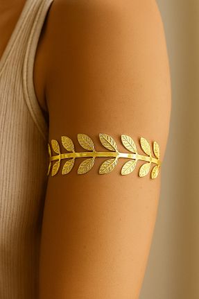 دستبند استیل (فولاد) طلائی زنانه استیل (فولاد) Momos - کد 842038591