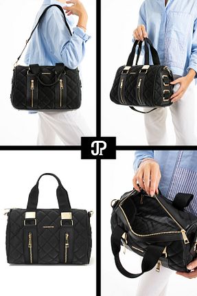 کیف دوشی مشکی زنانه Just Polo - کد 955564015