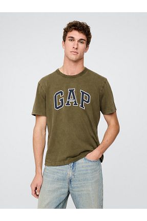 تیشرت سبز مردانه رگولار GAP - کد 953774168
