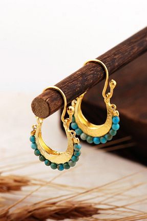 گوشواره نقره زنانه 925 عیار Sümer Telkari - کد 953844288