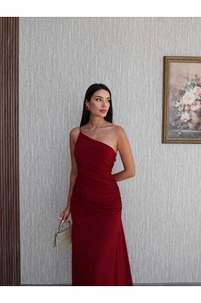 لباس زرشکی زنانه بافتنی ESRAHELVACI - کد 954174189