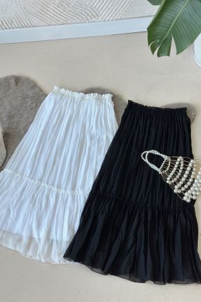 دامن رنگی زنانه ساده Poliyance - کد 954202951