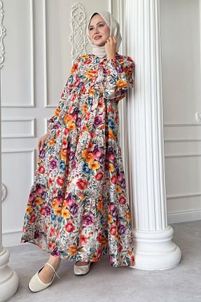 لباس حجاب نارنجی زنانه Relaxed InStyle - کد 954744121