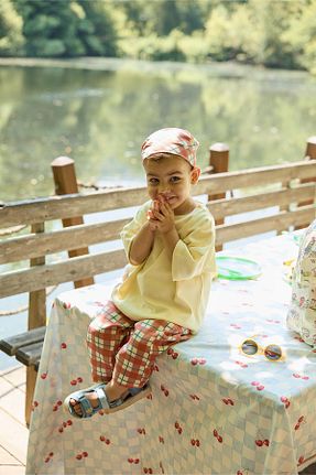 شلوار قهوه ای بچه گانه Liyosel Tics - کد 955192313