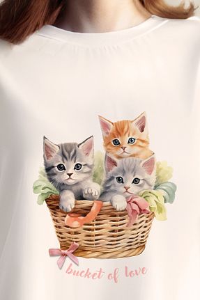 تیشرت نباتی زنانه Relaxed FANA - کد 852040690