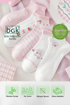 جوراب رنگی زنانه بامبو BGK - کد 955197244