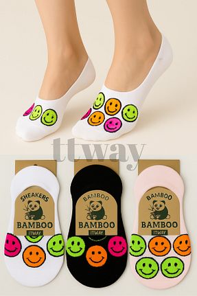 جوراب رنگی زنانه بامبو TTWAY - کد 955221724
