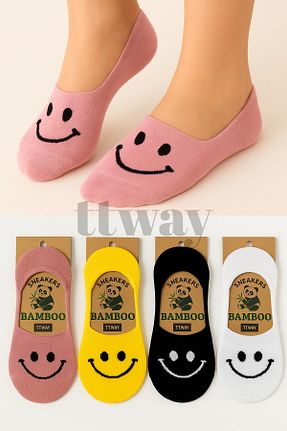 جوراب رنگی زنانه بامبو TTWAY - کد 955233730
