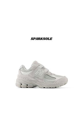 کفش اسنیکر طوسی بچه گانه بند دار New Balance - کد 955234884