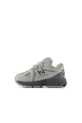 کفش اسنیکر طوسی بچه گانه بند دار New Balance - کد 955331087