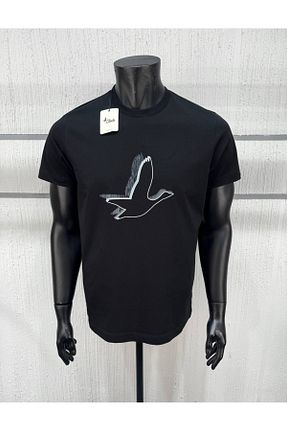 تیشرت مشکی مردانه Relaxed Beymen Collection - کد 955300424