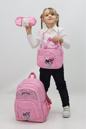 کیف مدرسه صورتی بچه گانه 0-15 L katun