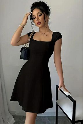 لباس مشکی زنانه کرپ Deafox - کد 955728442