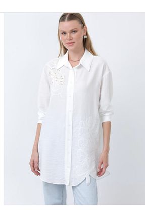 تونیک حجاب نباتی زنانه مخلوط ویسکون Puane - کد 945651033