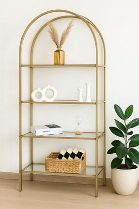 قفسه کتاب نارنجی 175 سانتی متر Home - کد 858335559