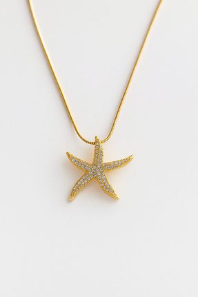 گردنبند استیل ( فولاد ) زنانه استیل (فولاد) Narflake - کد 949894803