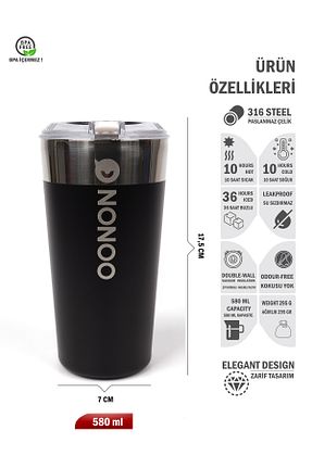 فلاکس مشکی İçecek NONOO - کد 946959890