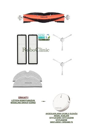 اکسسوری جاروبرقی سفید Roboclinic - کد 820104128
