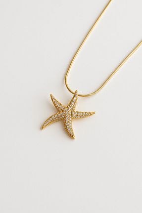 گردنبند استیل ( فولاد ) زنانه استیل (فولاد) Narflake - کد 949894803
