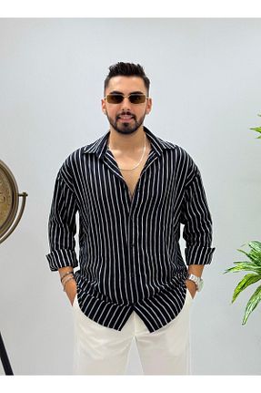 پیراهن مشکی مردانه رگولار JACK CAPRİO - کد 932940685