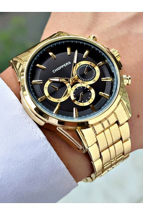 ساعت مچی زرد مردانه 41-45 میلی متر Choppers - کد 665718442