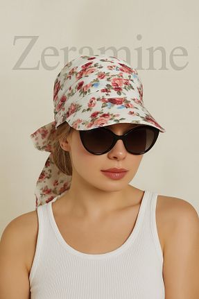 کلاه رنگی زنانه پنبه ای ZERAMİNE - کد 950040776