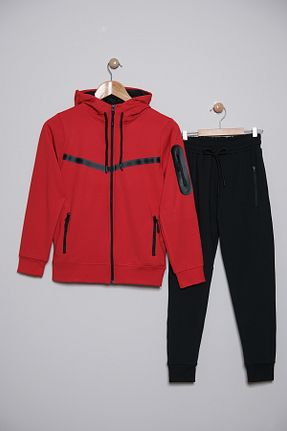 ست گرمکن قرمز بچه گانه پاچه تنگ Zaziko Kids - کد 880629297
