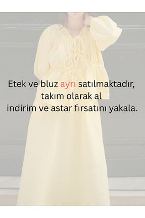 بلوز زرد زنانه ساده Molly Nelly - کد 935858911
