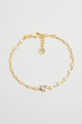 دستبند نقره سفید زنانه 925 عیار So Chic - کد 781304661