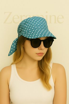 کلاه سبز زنانه پنبه ای ZERAMİNE - کد 942135294