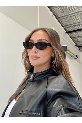 عینک آفتابی مشکی زنانه 56 Goldmine - کد 923774596