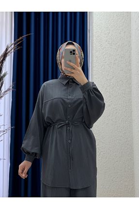 ست بالاتنه و پائین تنه حجاب رنگی زنانه رگولار MİHRA STORE - کد 941002836